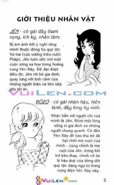 Hoa Hồng Véc-Xây - Chapter 1 - Trang 3
