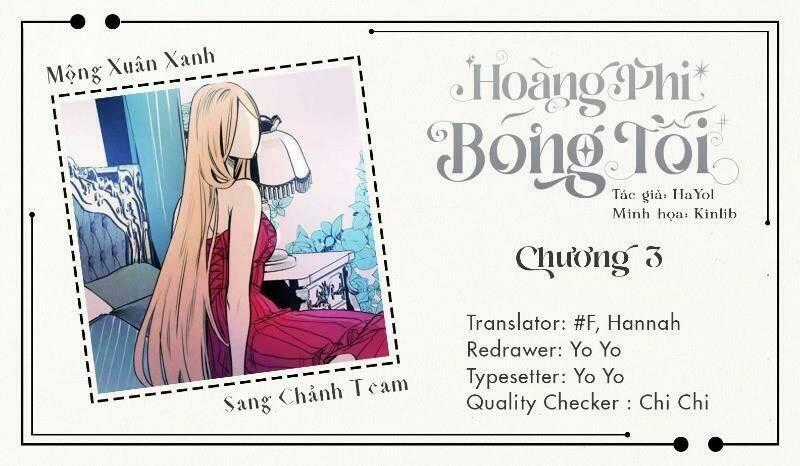 Hoàng Phi Bóng Tối - Chapter 3 - Trang 1