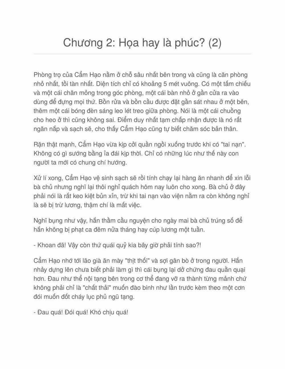 Hỗn Độn Nhân Loại - Chapter 2 - Trang 1