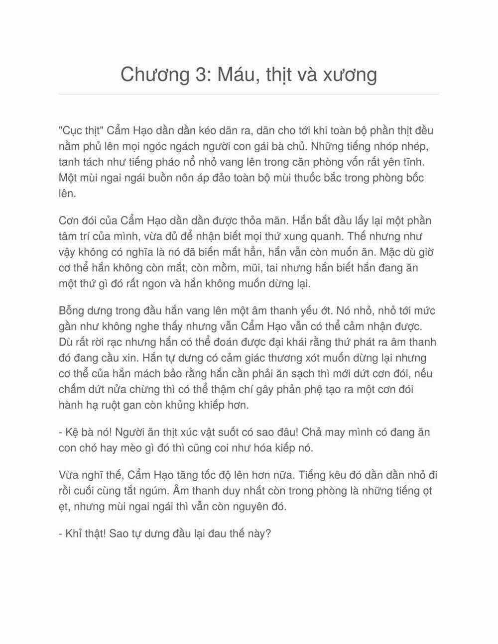 Hỗn Độn Nhân Loại - Chapter 3 - Trang 1