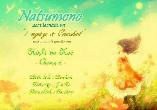 Hoshi No Koe - Chapter 6 - Trang 1