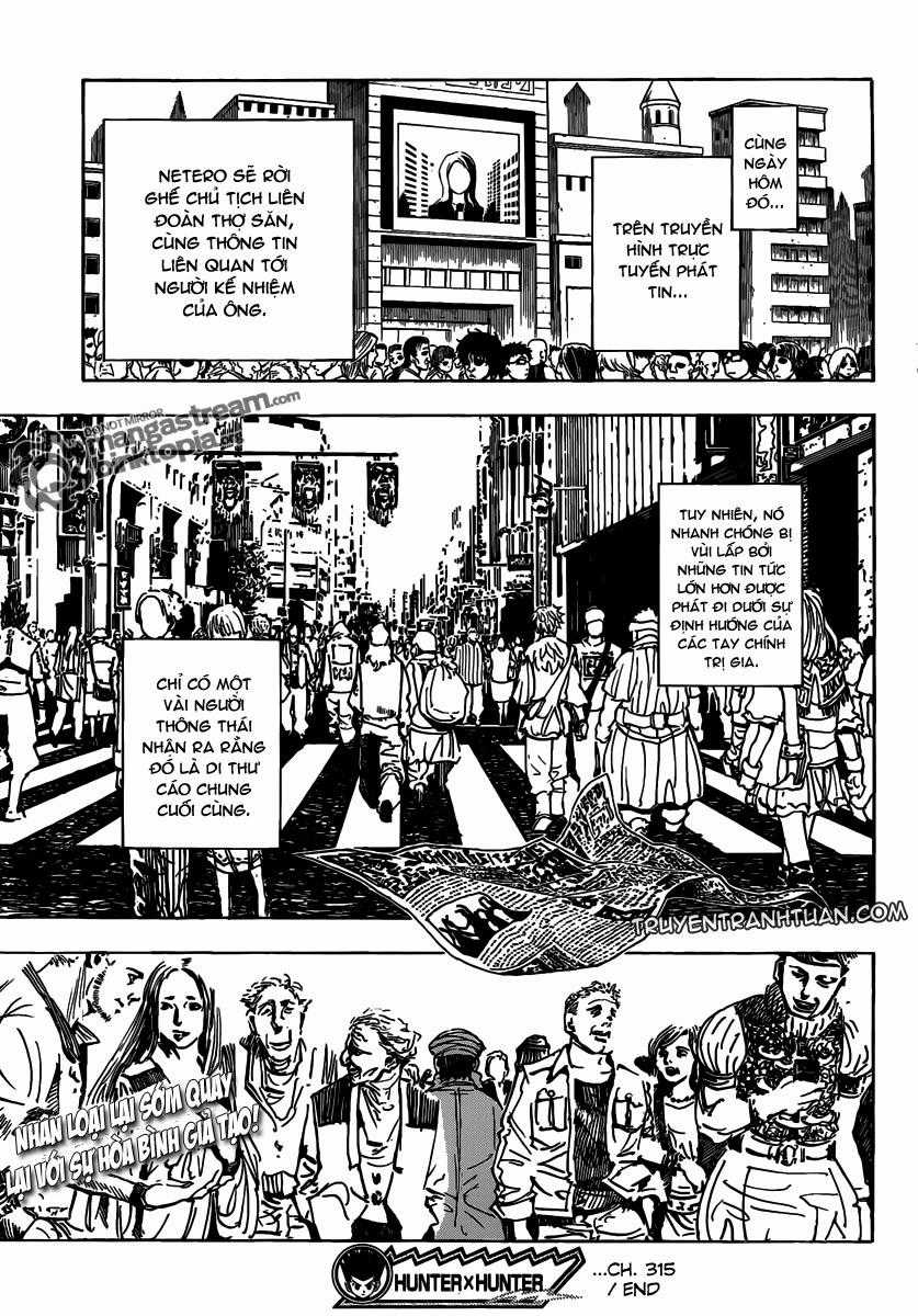 HUNTER X HUNTER - Chapter 315 - Trang 17