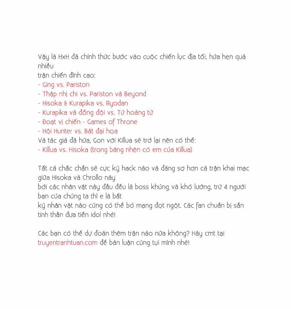 HUNTER X HUNTER - Chapter 357 - Trang 22