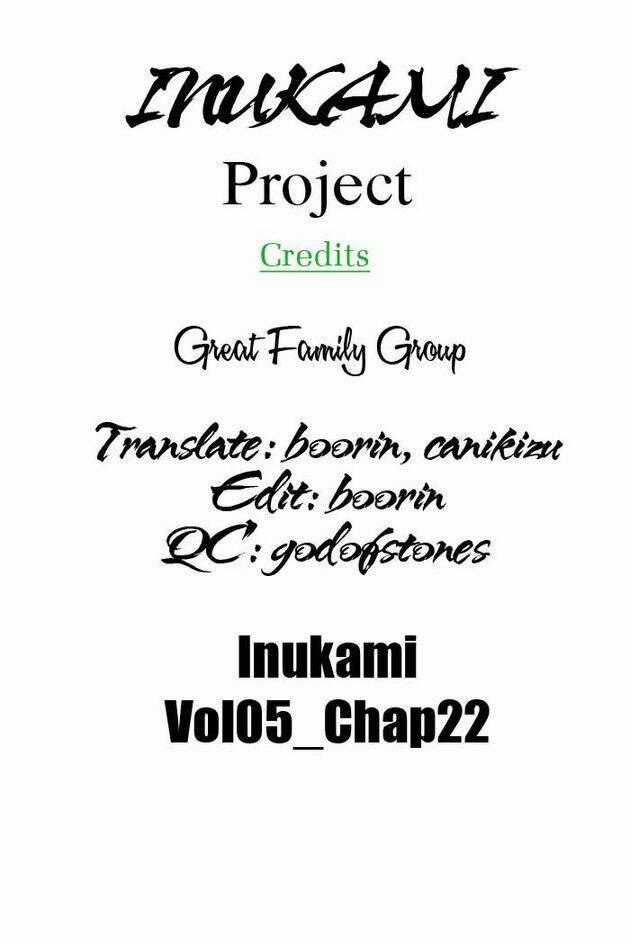 Inukami - Chapter 22 - Trang 1