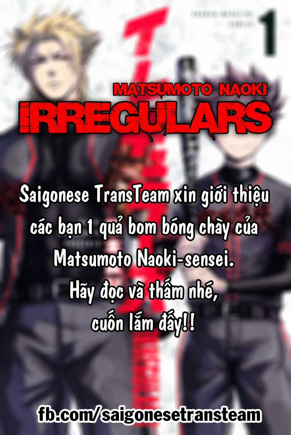 Irregulars - Bất Quy Tắc - Chapter 0 - Trang 1