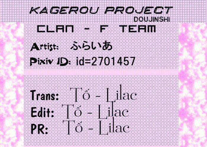 Kagerou Project Doujinshi - Chapter 1 - Trang 1