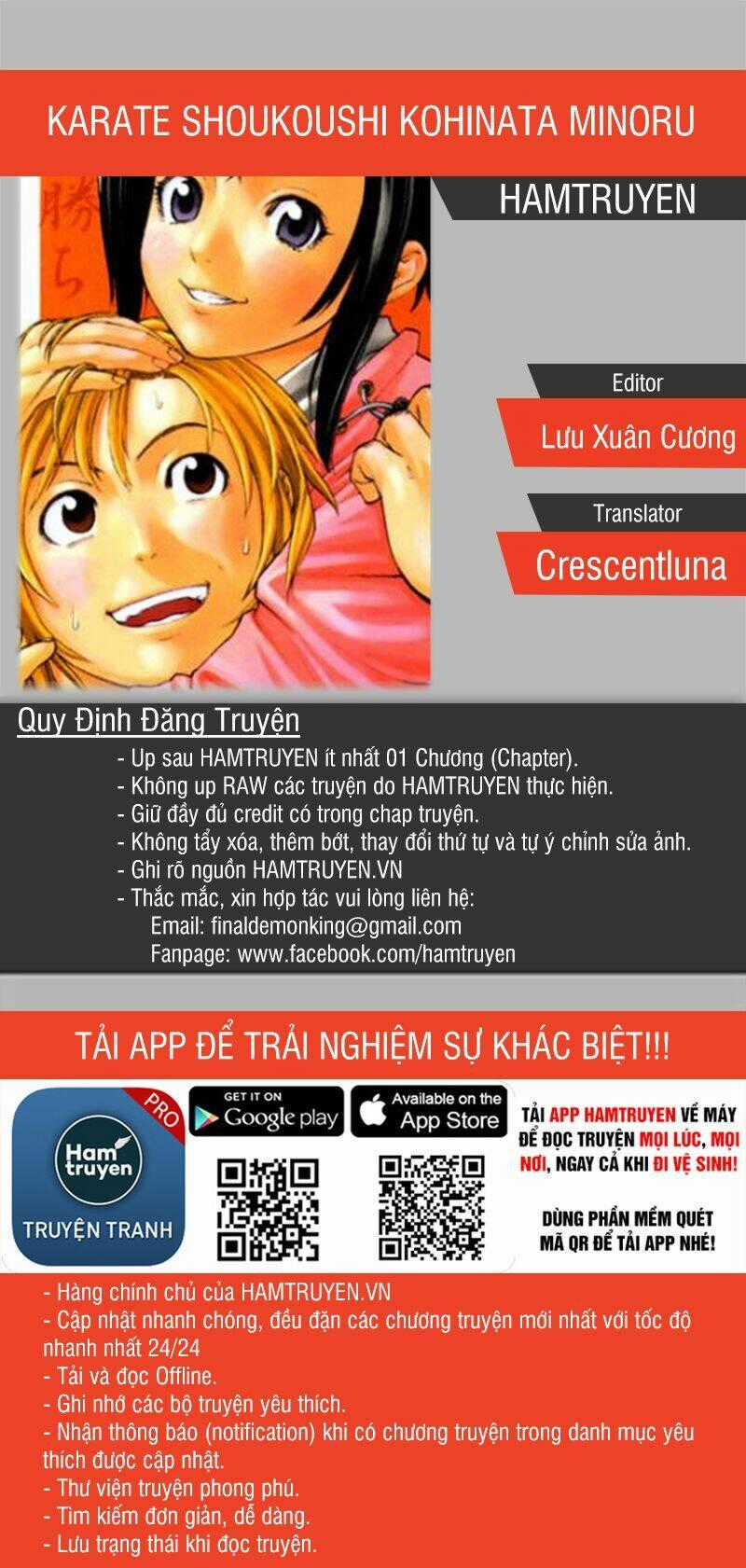 Karate Shoukoushi Kohinata Minoru - Chapter 252 - Trang 1