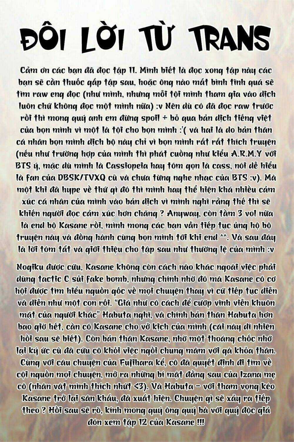 Kasane - Chapter 98 - Trang 26
