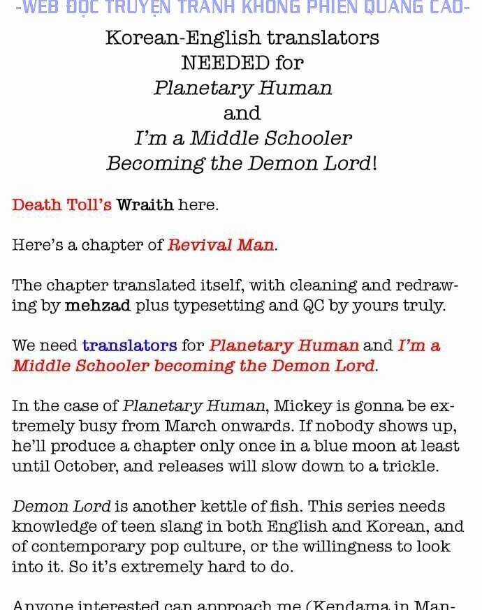 Kẻ Hồi Sinh - Chapter 140 - Trang 156