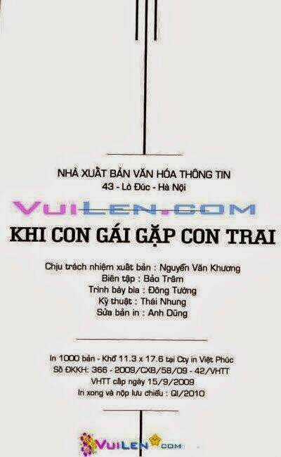 Khi Con Gái Gặp Con Trai - Chapter 2 - Trang 3