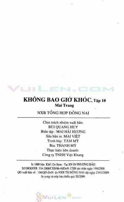 Không Bao Giờ Khóc - Chapter 10 - Trang 168