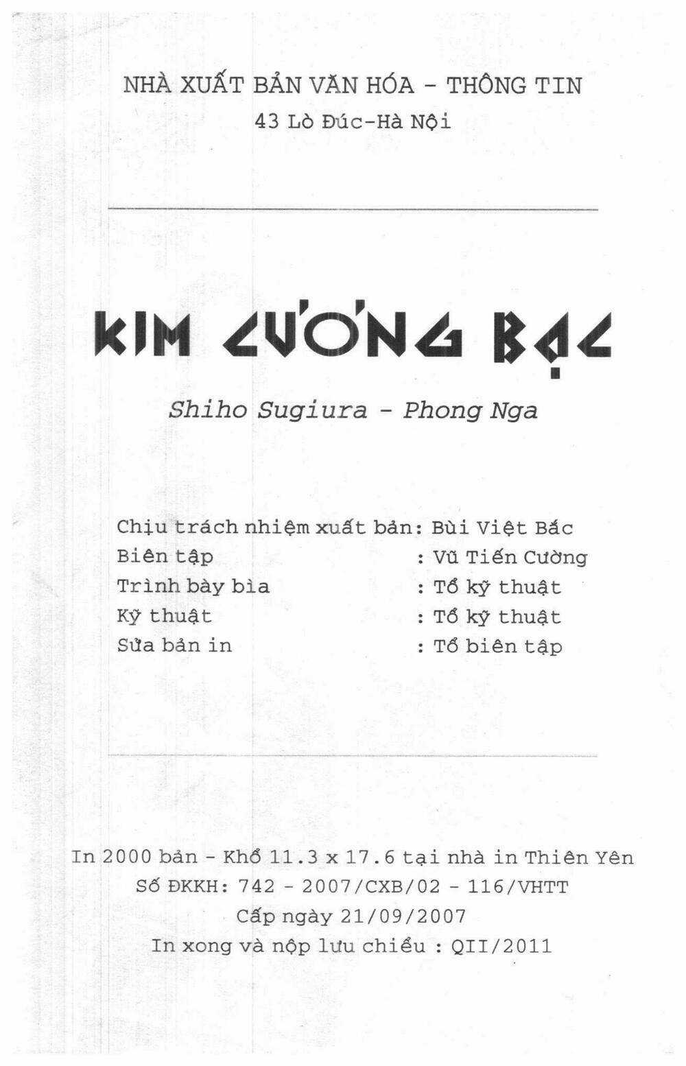 Kim Cương Bạc - Chapter 21 - Trang 2