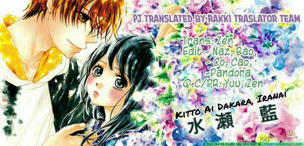 Kitto Ai Dakara, Iranai - Chapter 3 - Trang 1