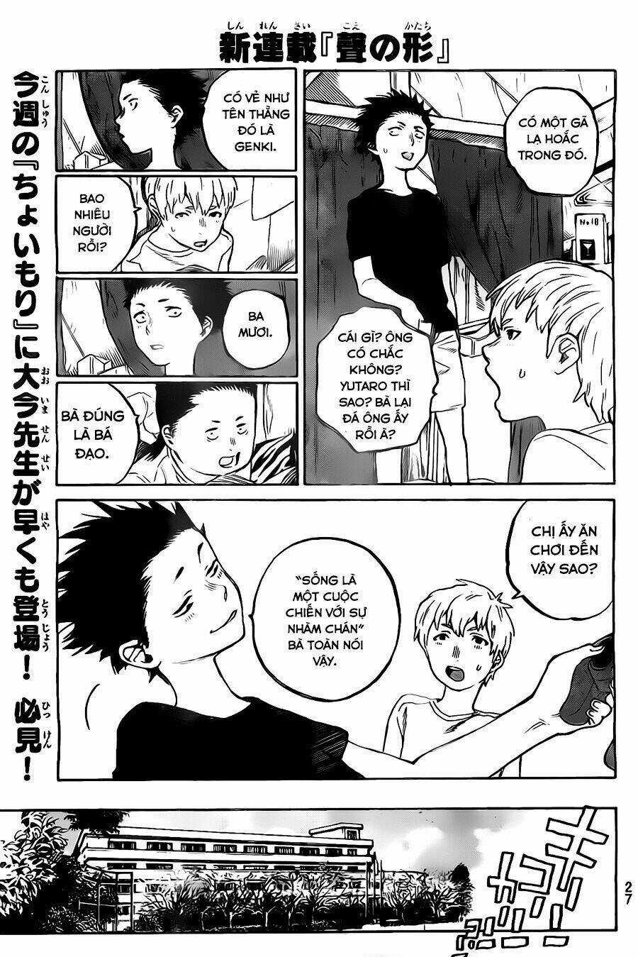 Koe No Katachi - Chapter 1 - Trang 18