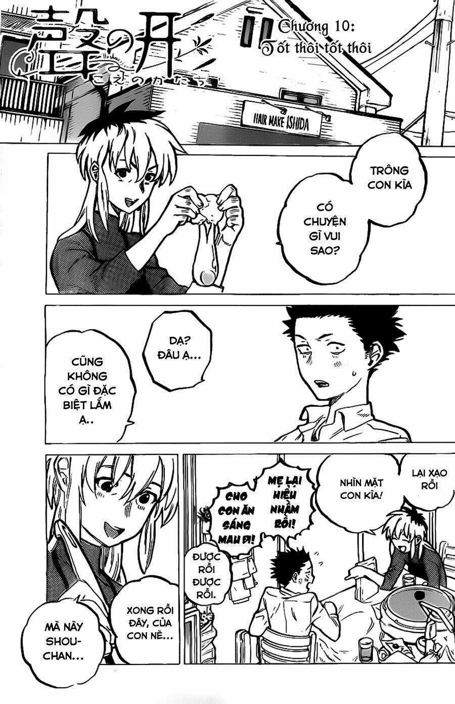 Koe No Katachi - Chapter 10 - Trang 2