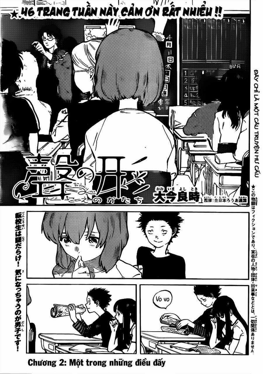 Koe No Katachi - Chapter 2 - Trang 2