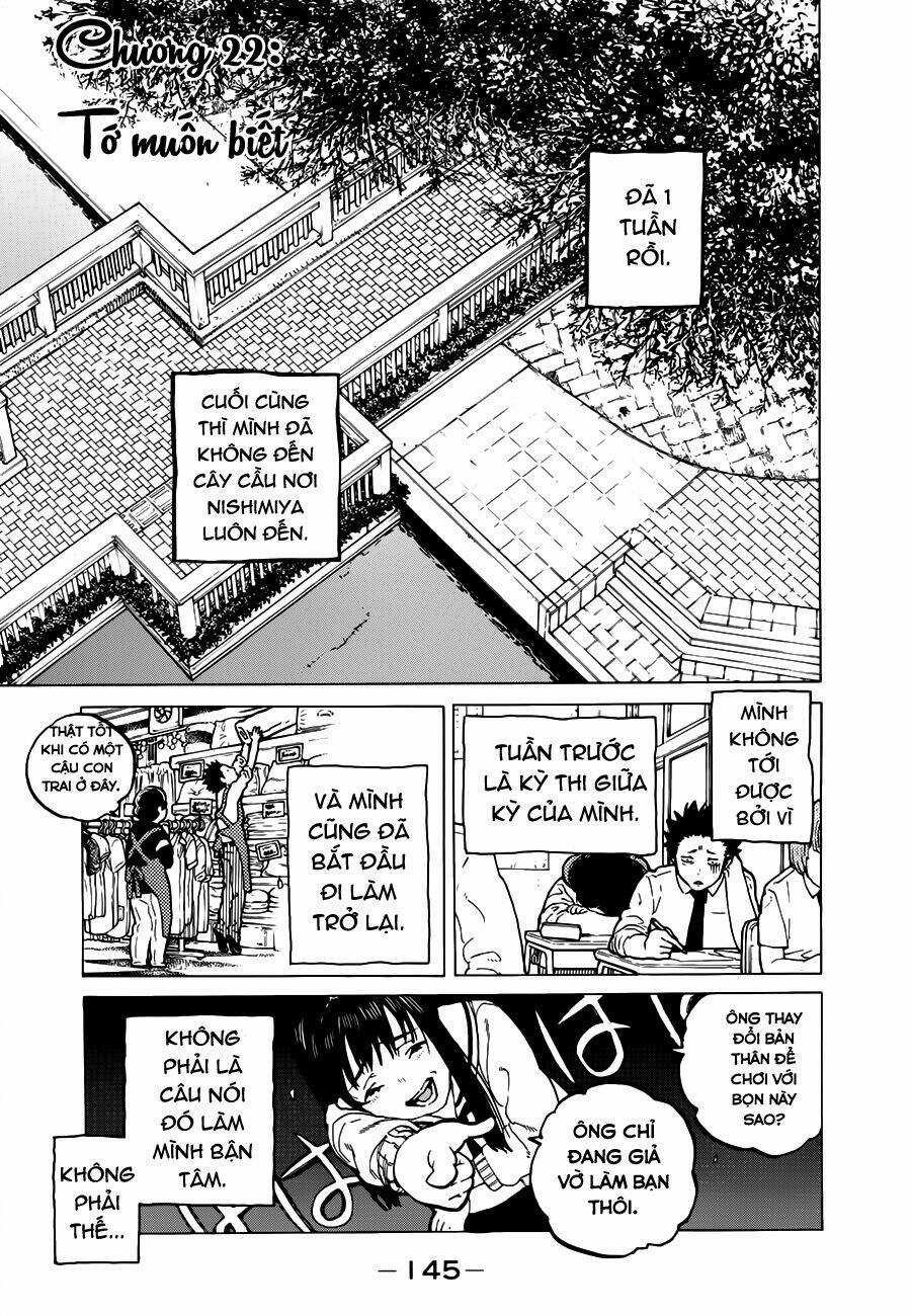 Koe No Katachi - Chapter 22 - Trang 2