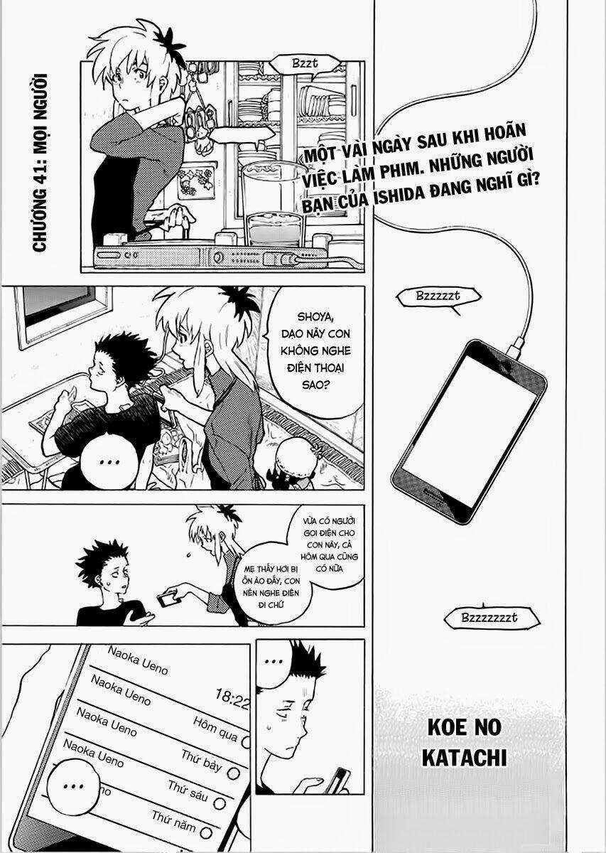 Koe No Katachi - Chapter 41 - Trang 1