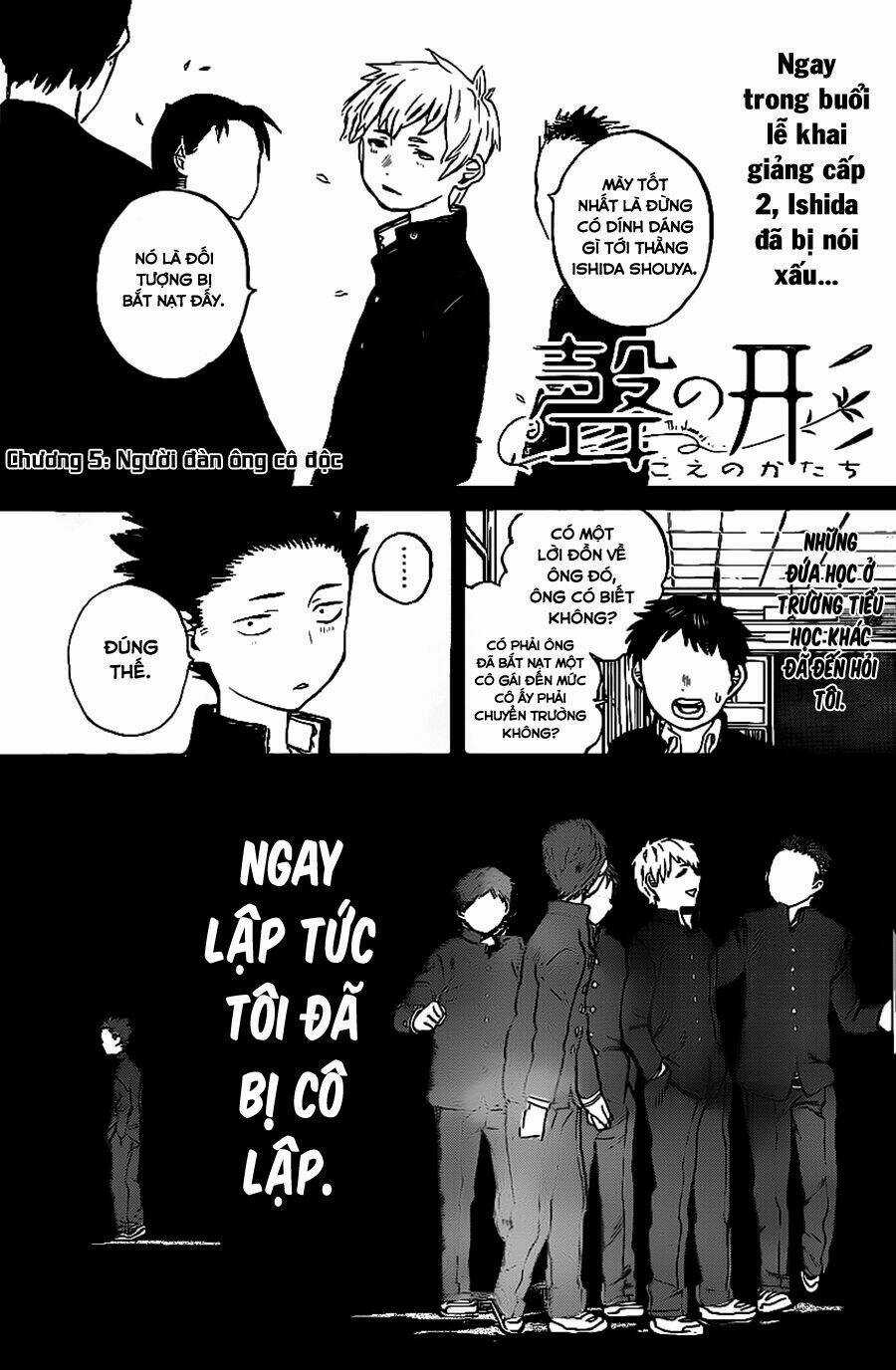 Koe No Katachi - Chapter 5 - Trang 2