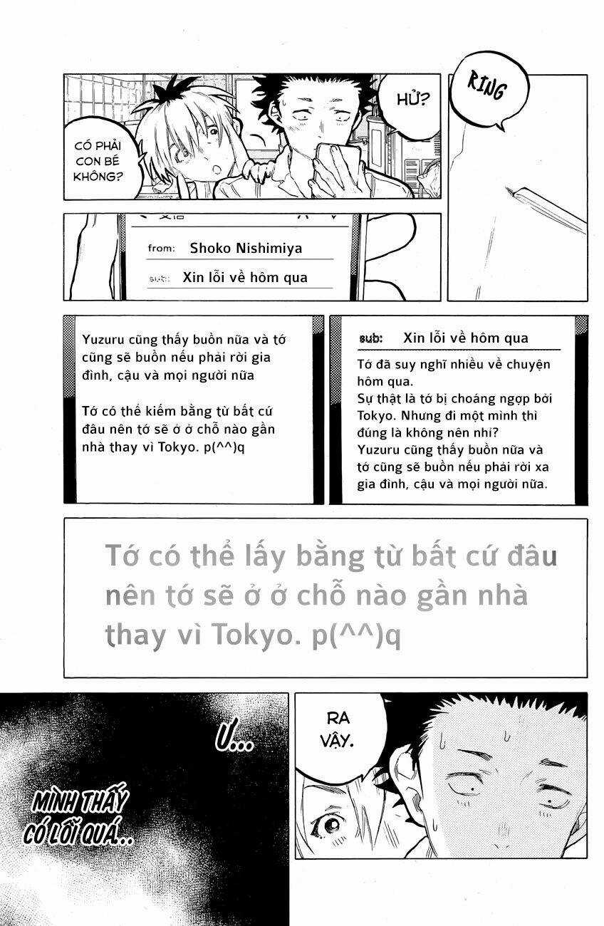 Koe No Katachi - Chapter 60 - Trang 4