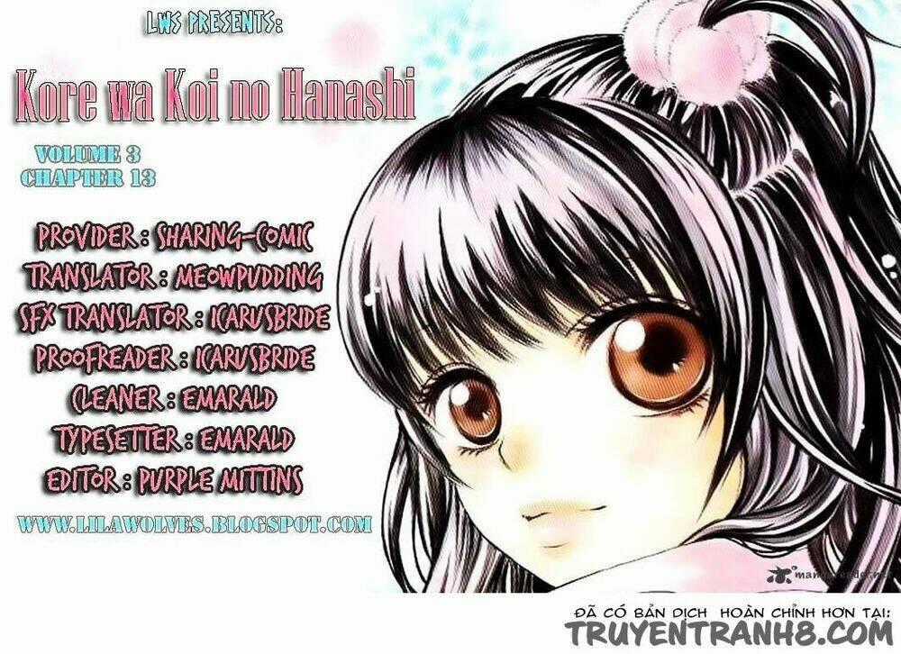 Kore Wa Koi No Hanashi - Chapter 13 - Trang 2