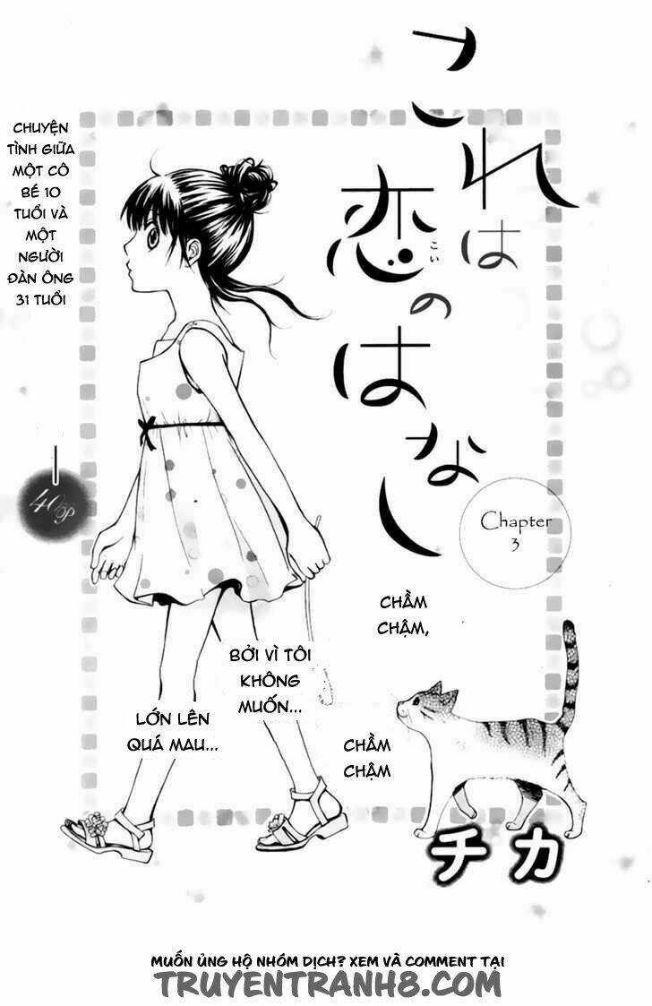 Kore Wa Koi No Hanashi - Chapter 3 - Trang 3