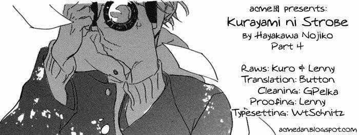 Kurayami Ni Strobe - Chapter 4 - Trang 1