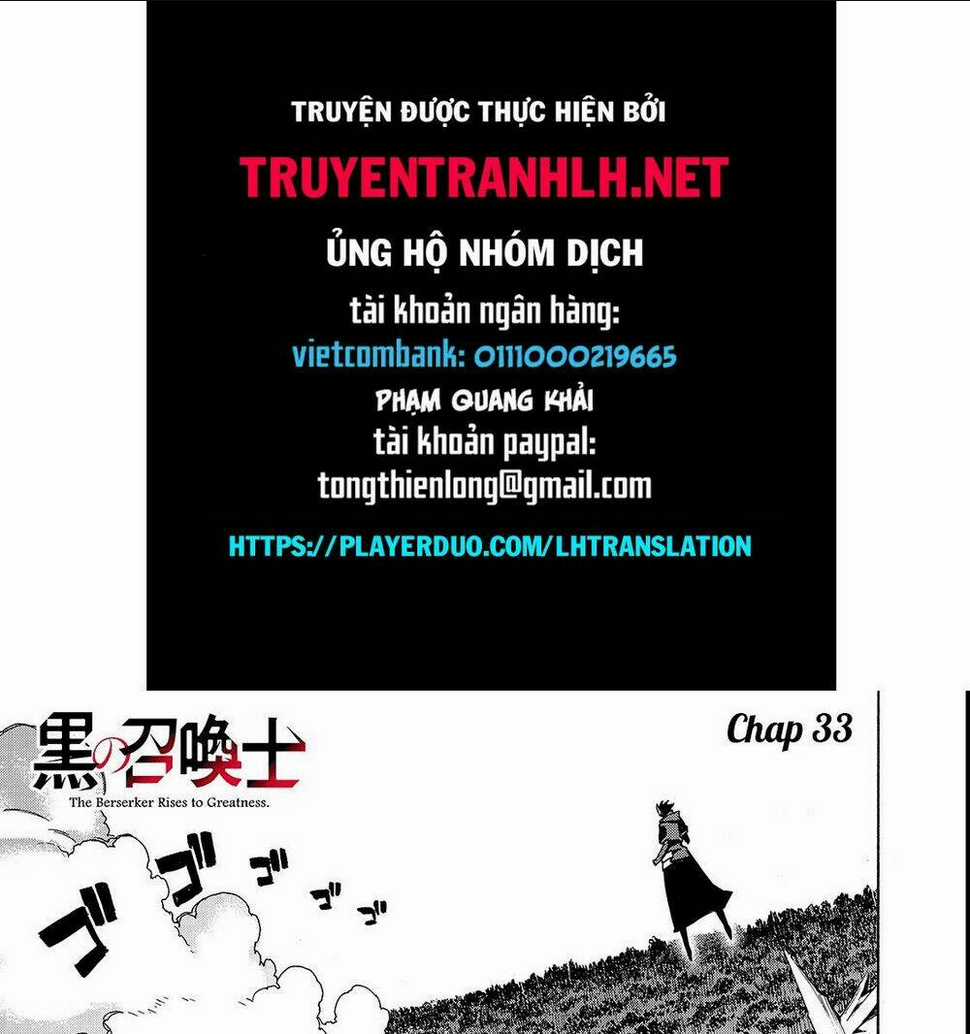 Kuro No Shoukanshi - Chapter 33 - Trang 1