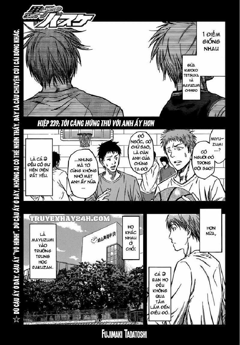 Kuroko No Basuke - Chapter 239 - Trang 4