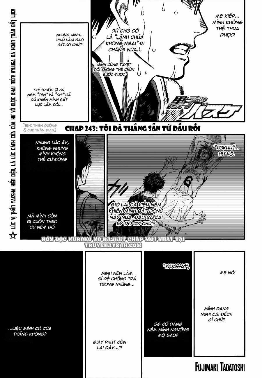 Kuroko No Basuke - Chapter 243 - Trang 5