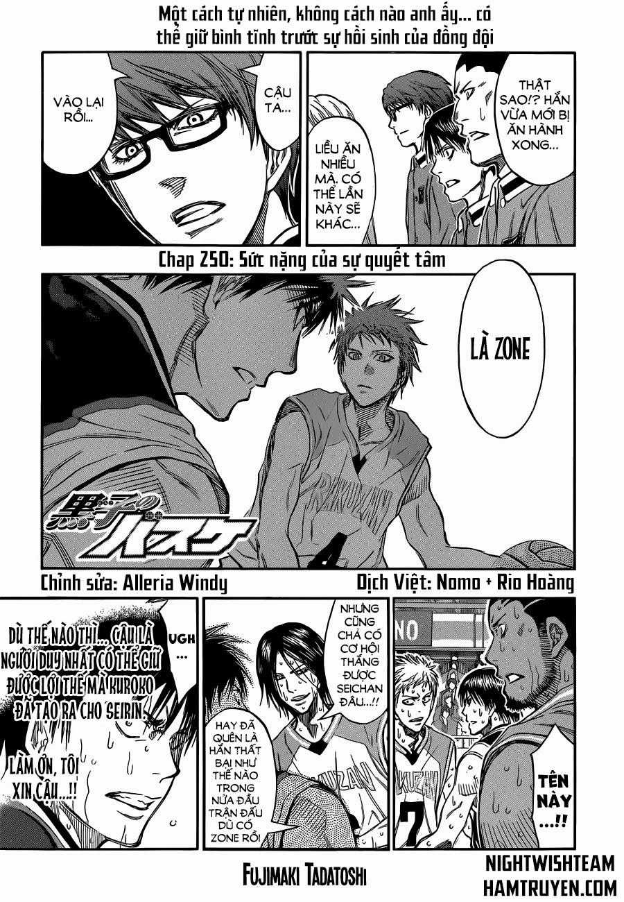 Kuroko No Basuke - Chapter 250 - Trang 3