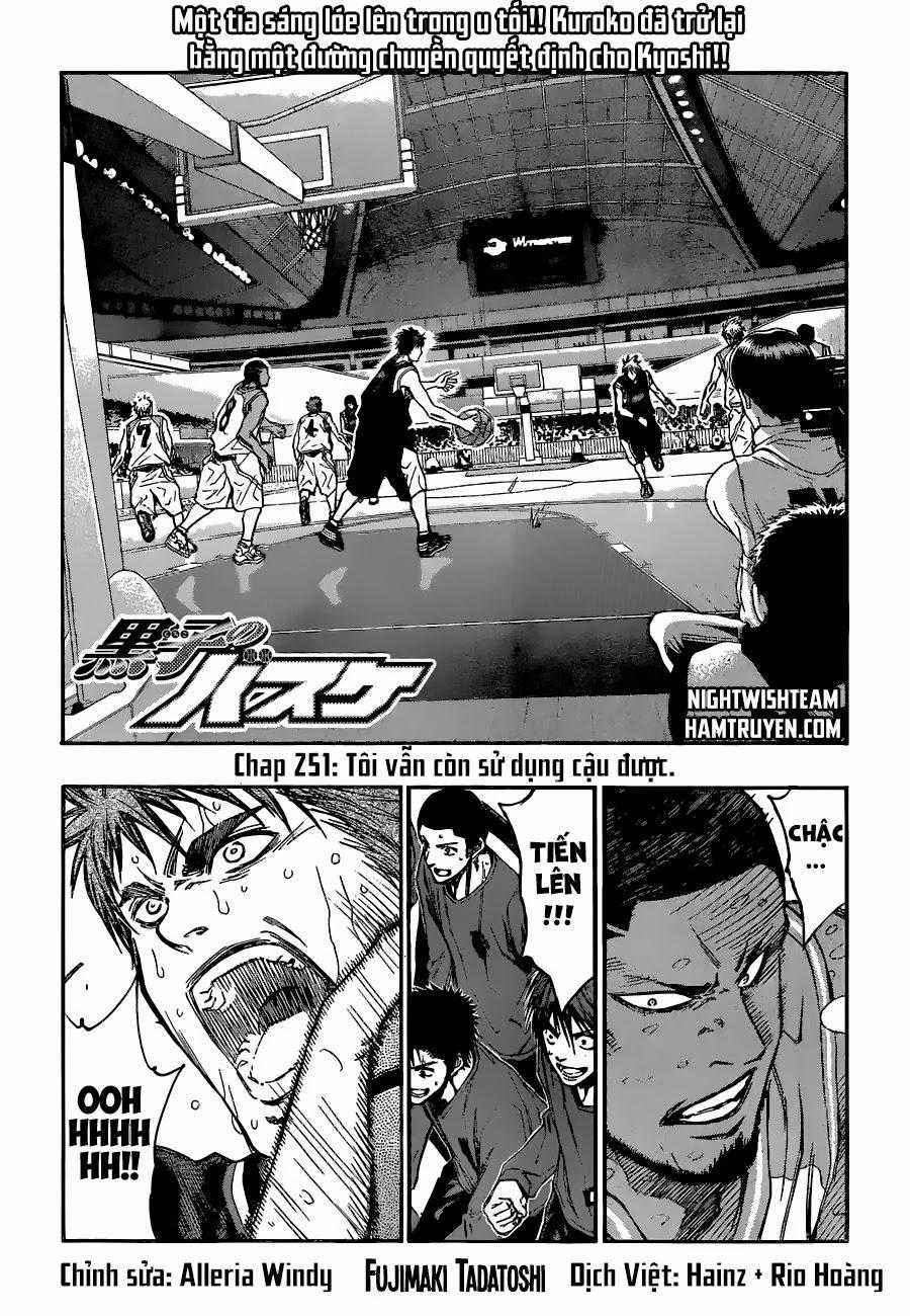 Kuroko No Basuke - Chapter 251 - Trang 3