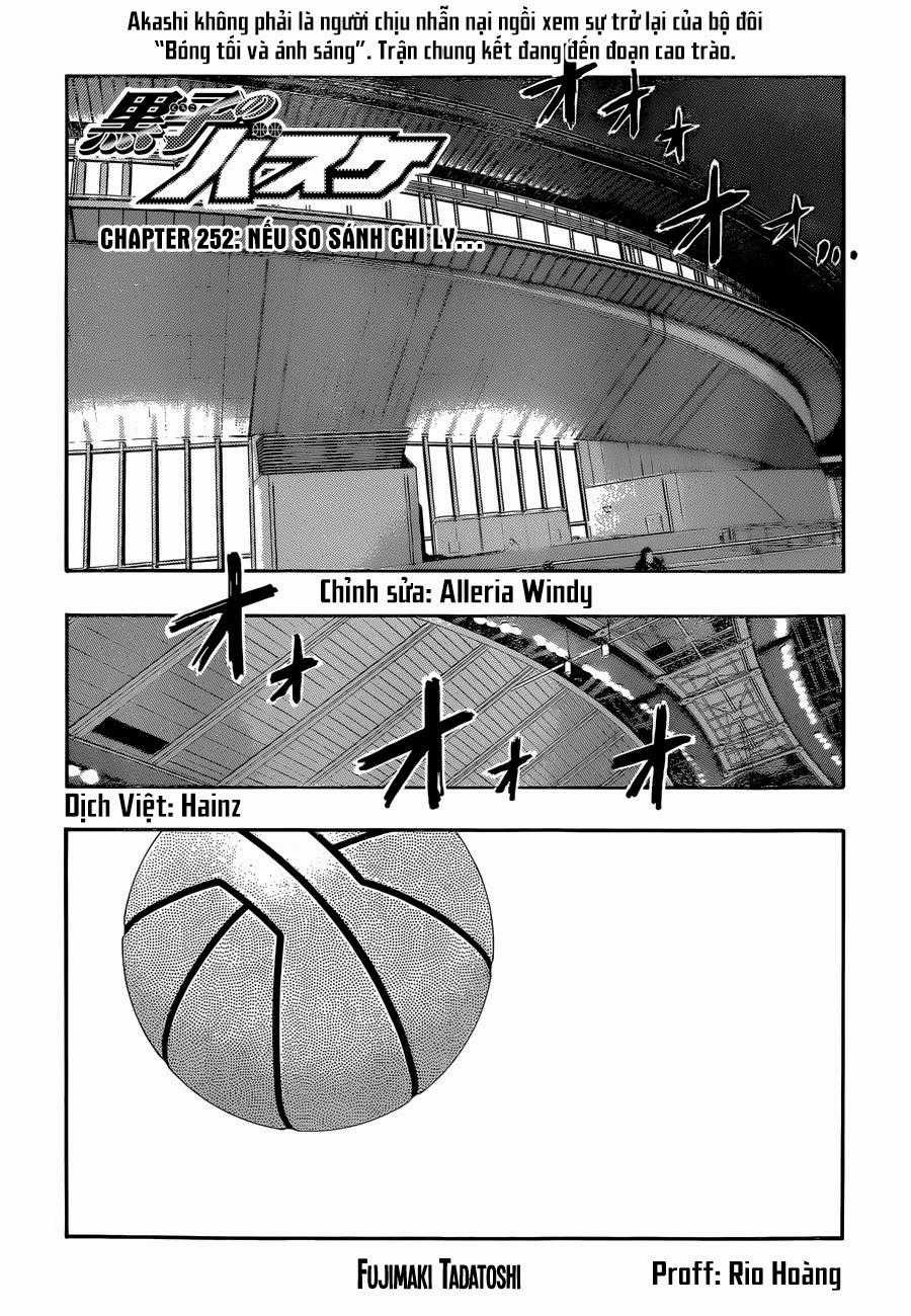 Kuroko No Basuke - Chapter 252 - Trang 2
