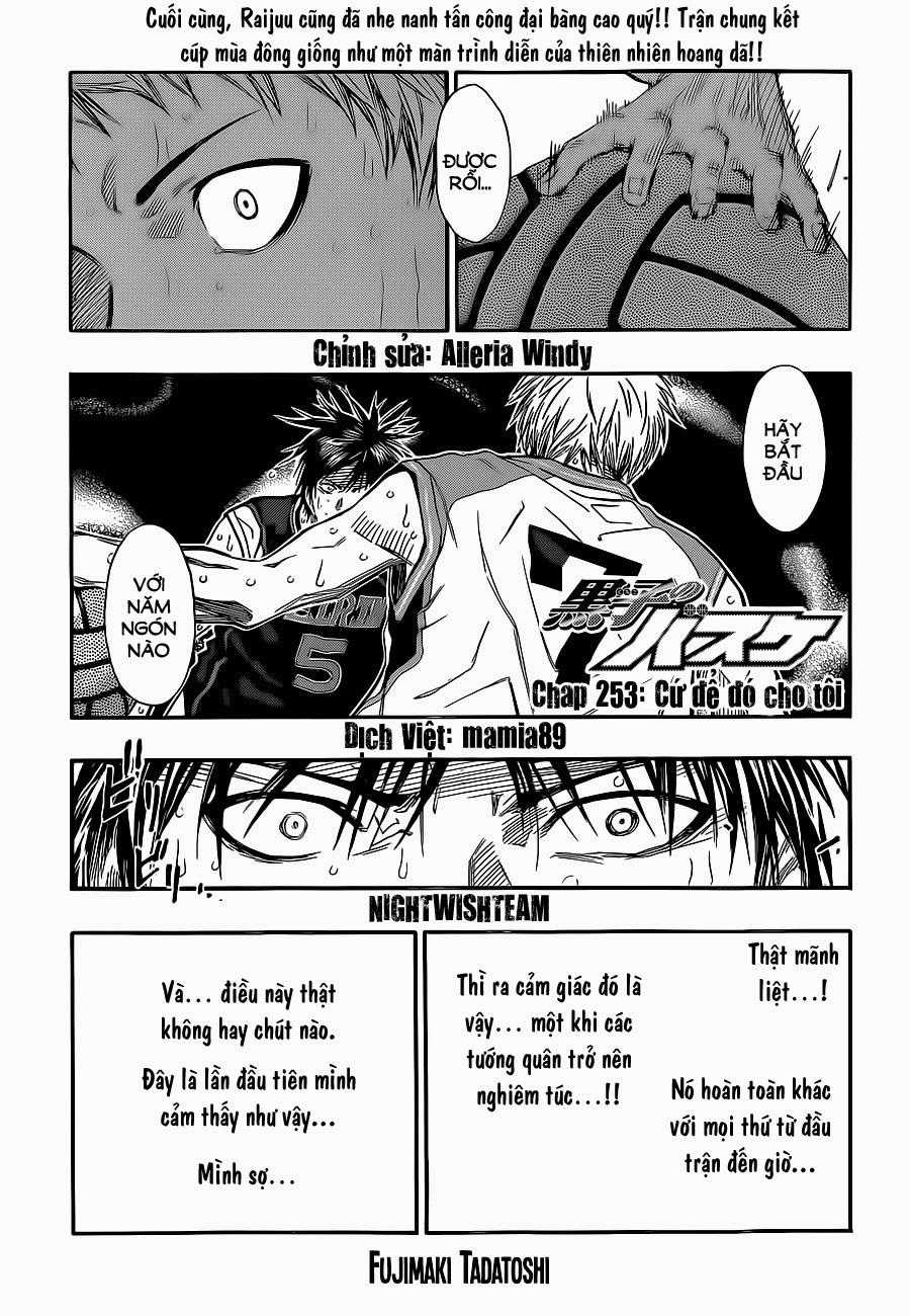 Kuroko No Basuke - Chapter 253 - Trang 3