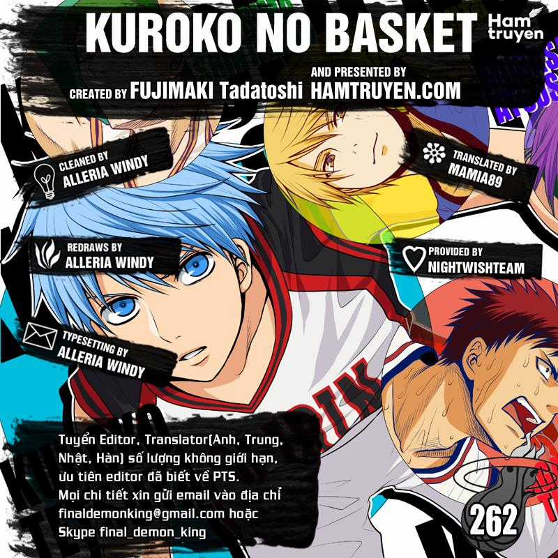 Kuroko No Basuke - Chapter 262 - Trang 2