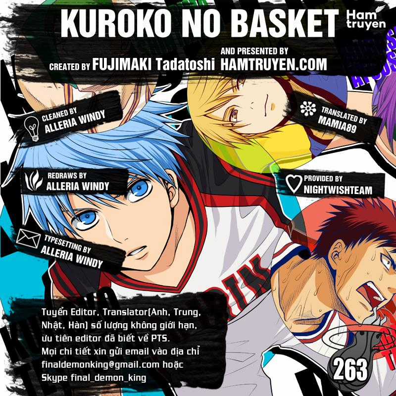 Kuroko No Basuke - Chapter 263 - Trang 2