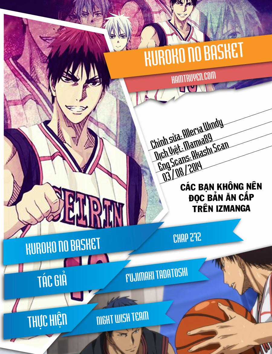 Kuroko No Basuke - Chapter 272 - Trang 3