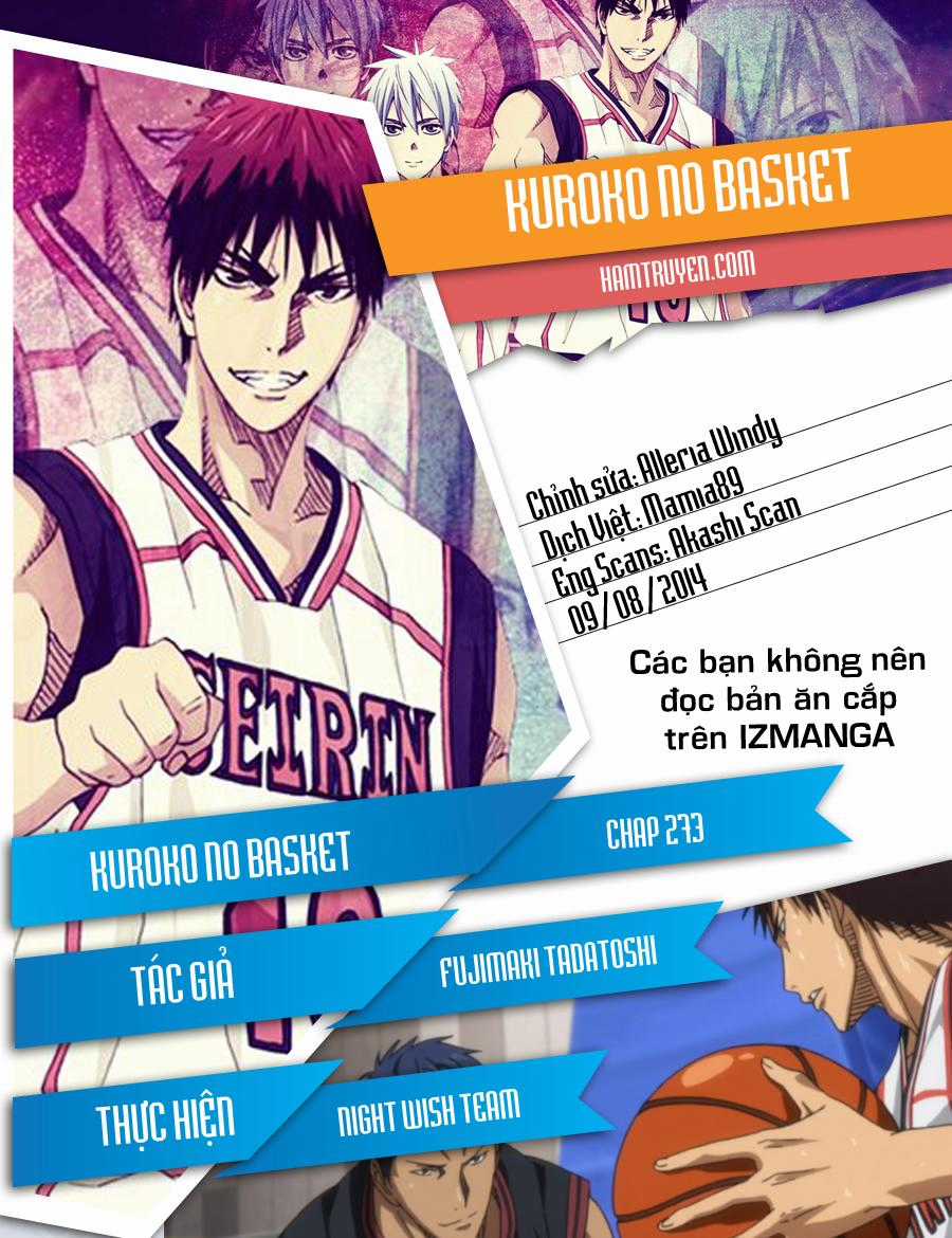 Kuroko No Basuke - Chapter 273 - Trang 2