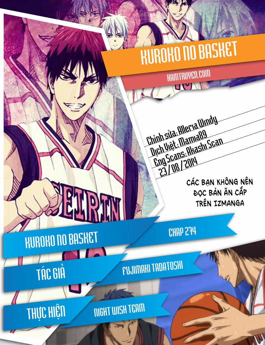 Kuroko No Basuke - Chapter 274 - Trang 2