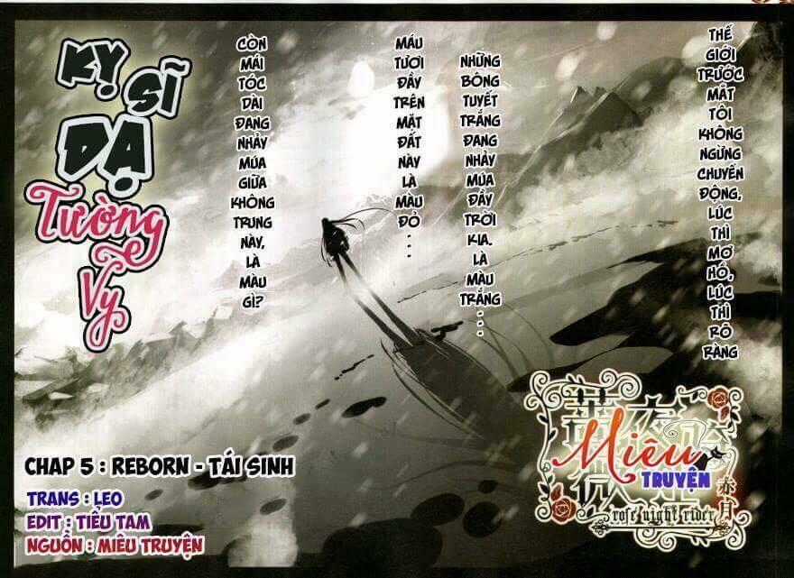 Kỵ sĩ dạ tường vy - Chapter 5 - Trang 1