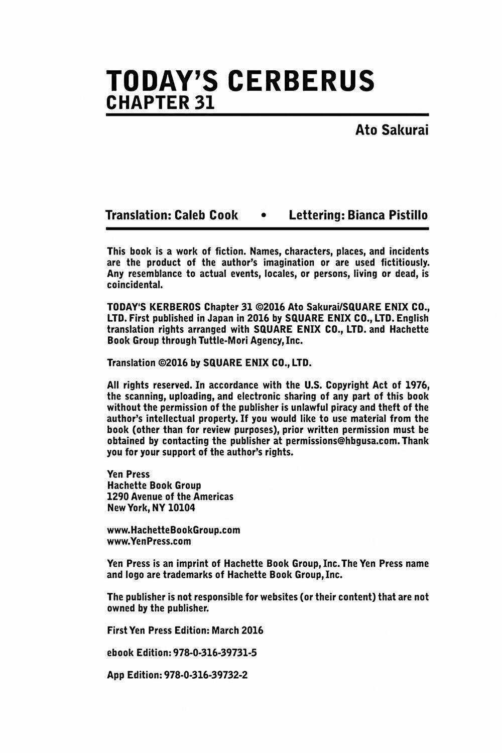 Kyou No Cerberus - Chapter 31 - Trang 35