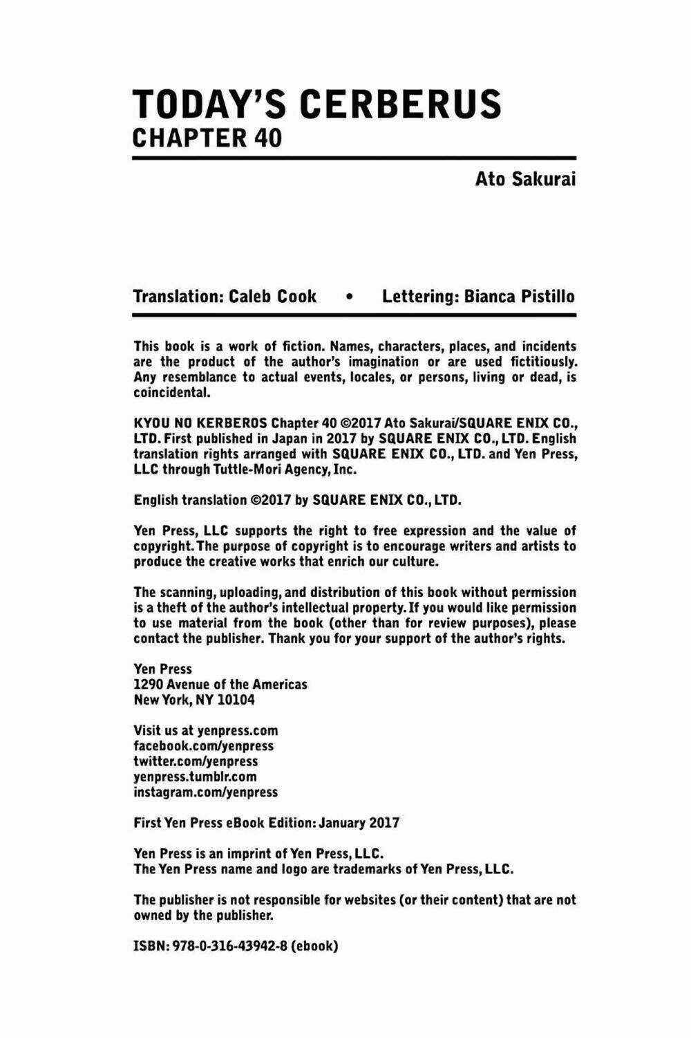 Kyou No Cerberus - Chapter 40 - Trang 41