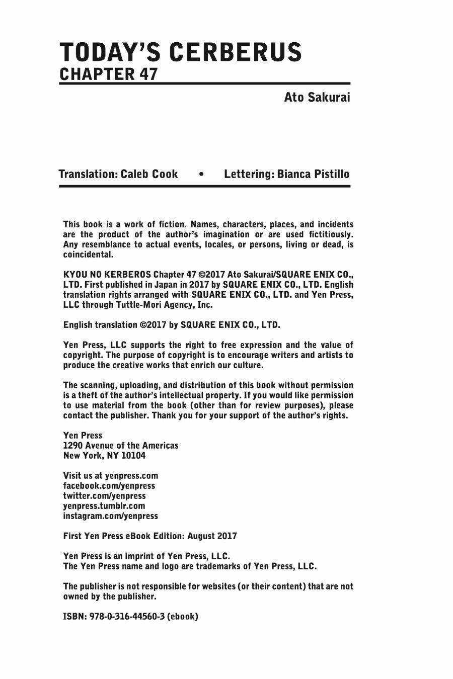 Kyou No Cerberus - Chapter 47 - Trang 36