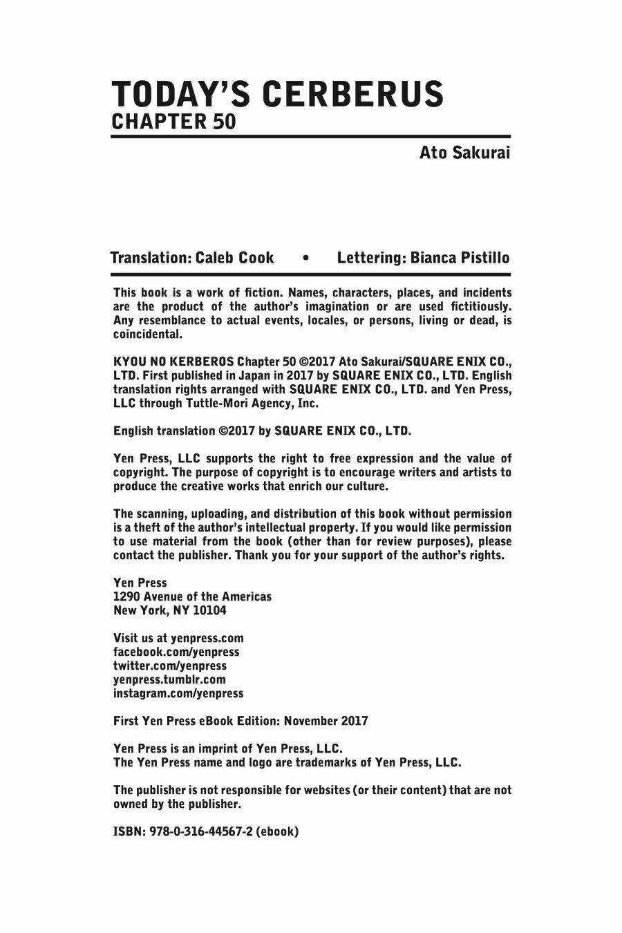 Kyou No Cerberus - Chapter 50 - Trang 35