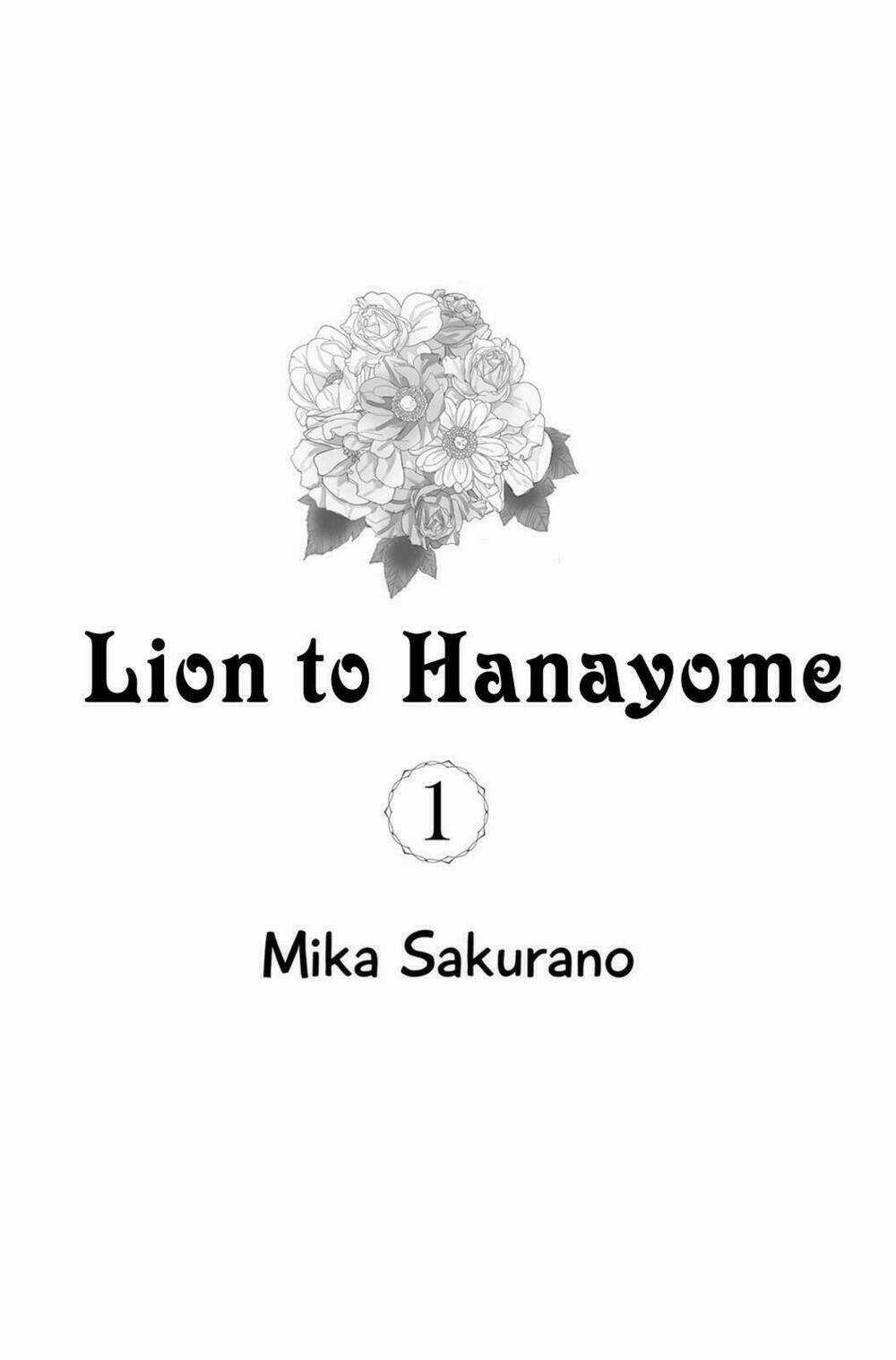 Lion to Hanayome - Chapter 1 - Trang 3