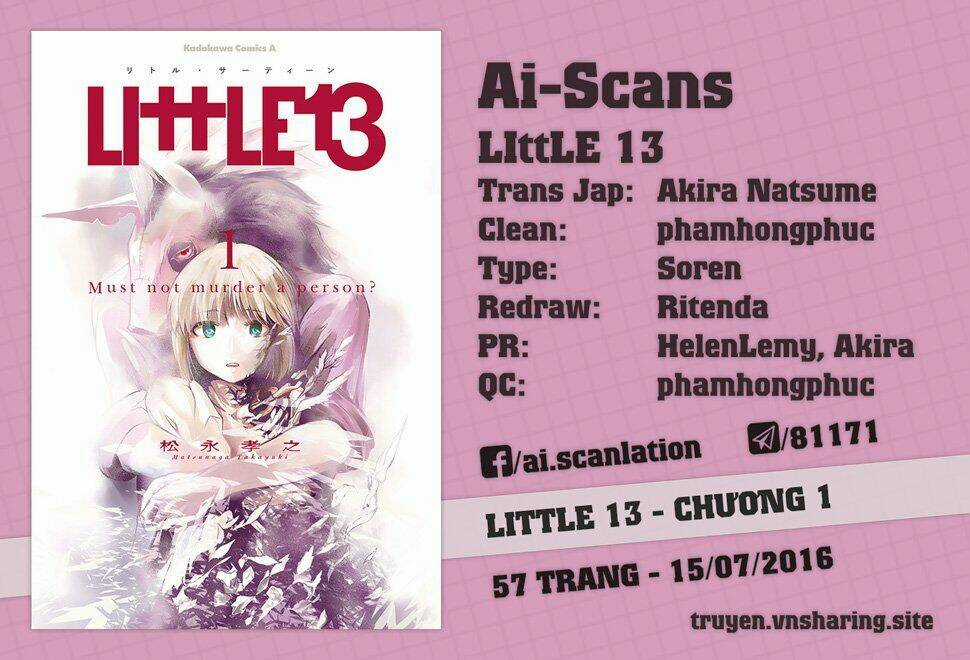 Little 13 - Chapter 1 - Trang 1