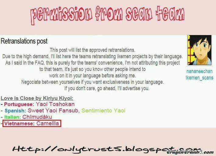 Love Is Close - Chapter 2 - Trang 4