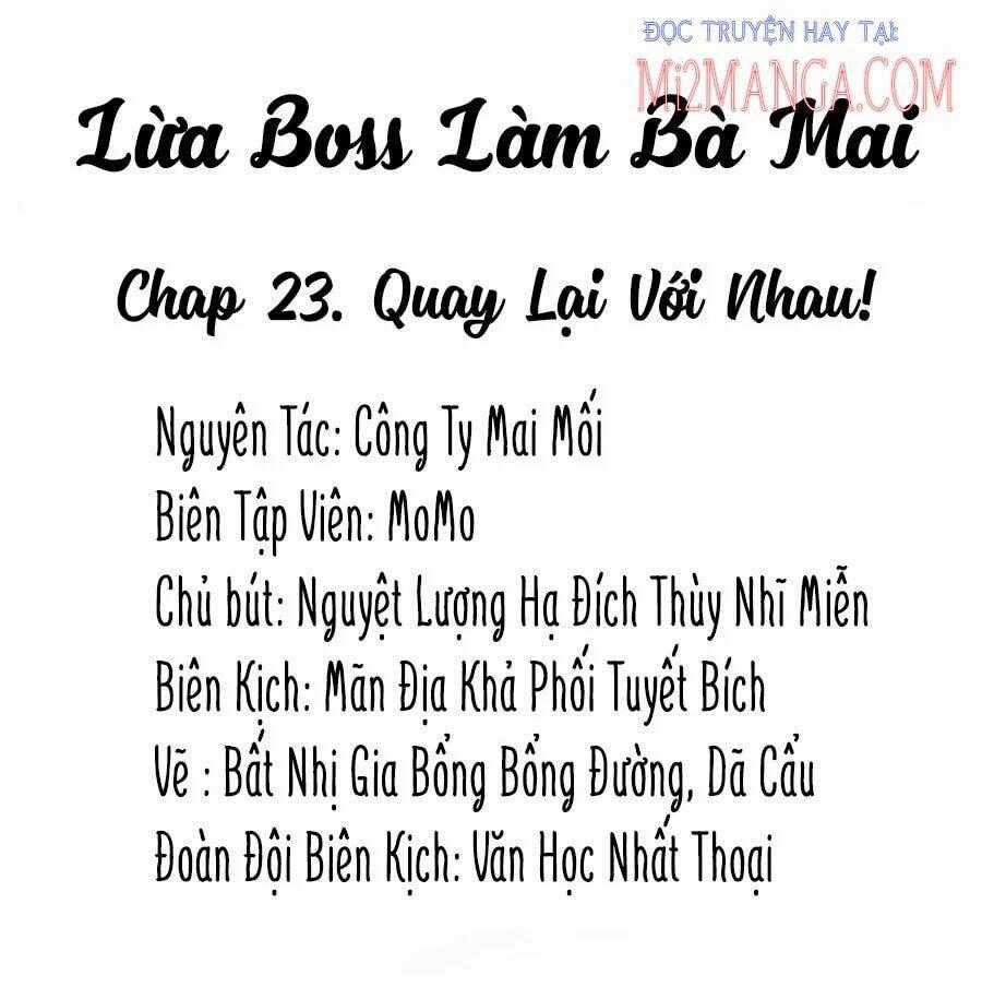 Lừa Boss Làm Bà Mai - Chapter 23 - Trang 2