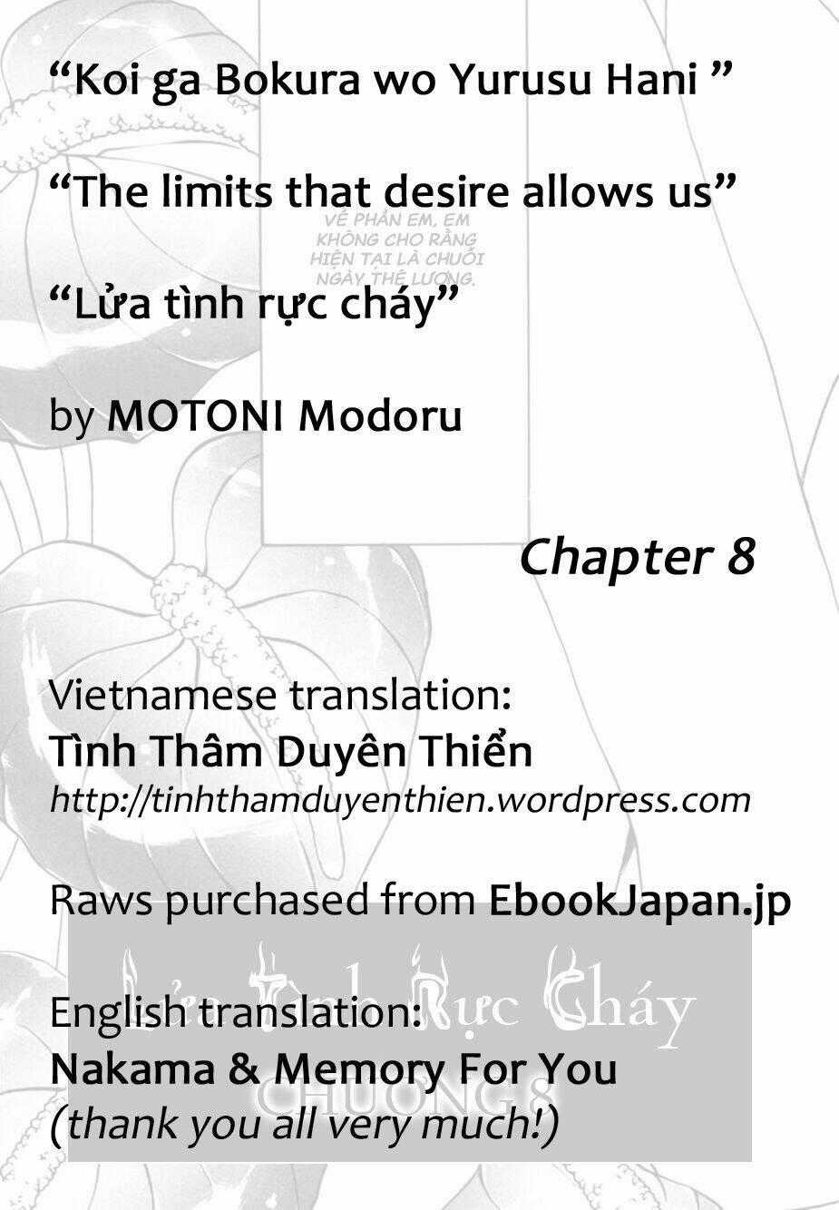 Lửa Tình Rực Cháy - Chapter 8 - Trang 1