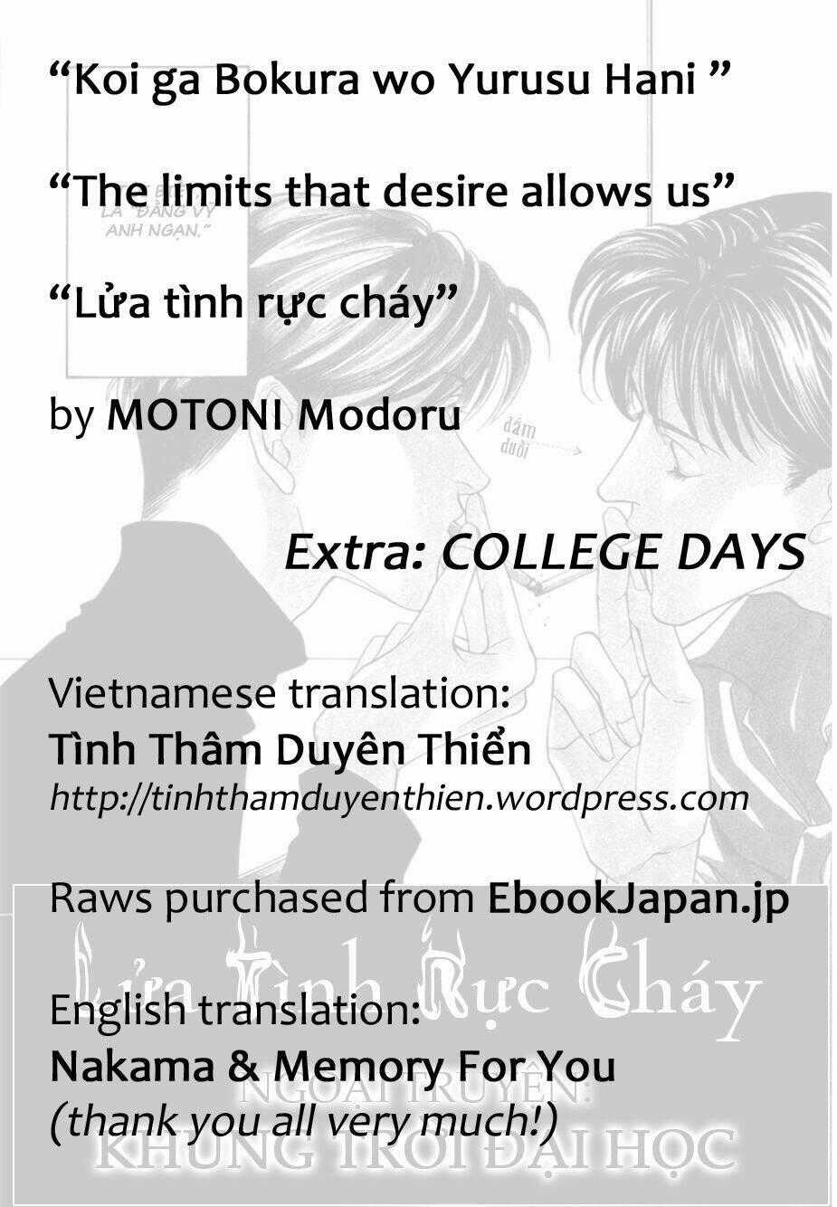 Lửa Tình Rực Cháy - Chapter 9 - Trang 1